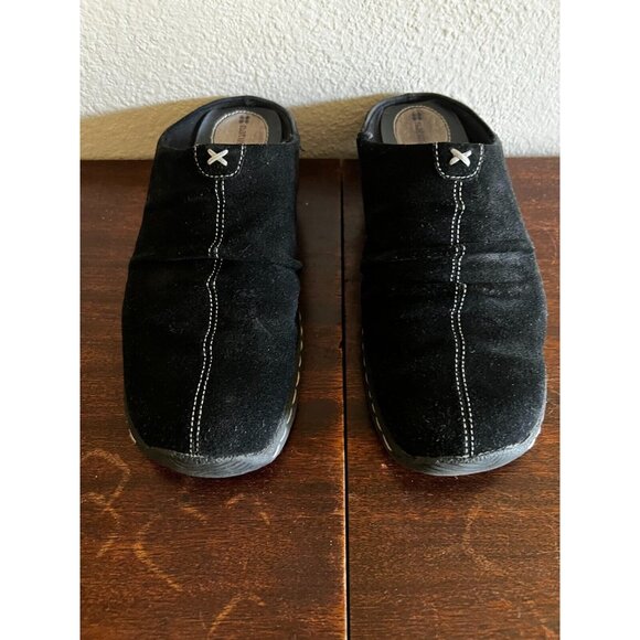 Naturalizer Kaira Clog Mule Shoes Womens 8M Black Suede Comfort Slip On Solid - Picture 8 of 11